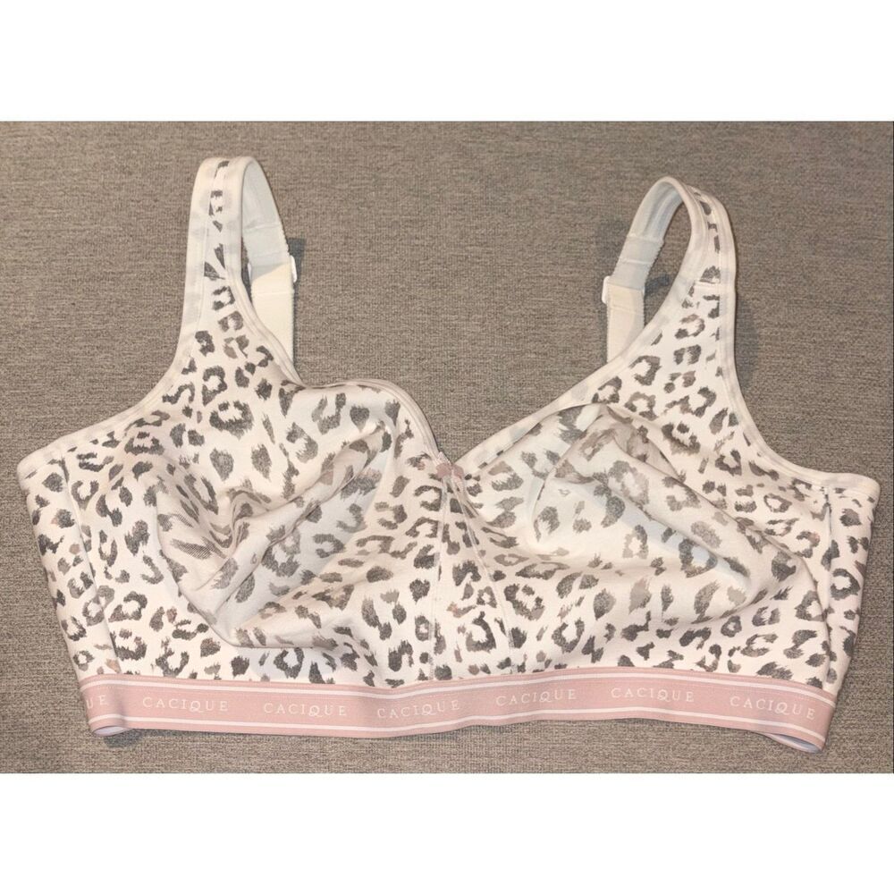 Cacique unlined full coverage no wire bra size 44G